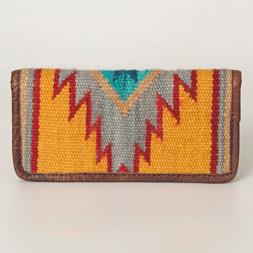 American Darling Wallet Saddle Blanket Genuine Leather Women Bag Western Handbag Purse| Wallet Purse